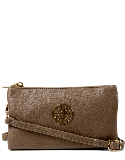Brown Clutch Bag | Toni