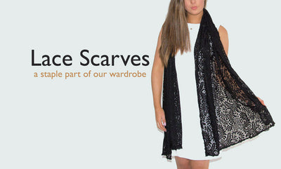 The Girl Upstairs: Lace Scarves: A Staple Part Of Our Wardrobe