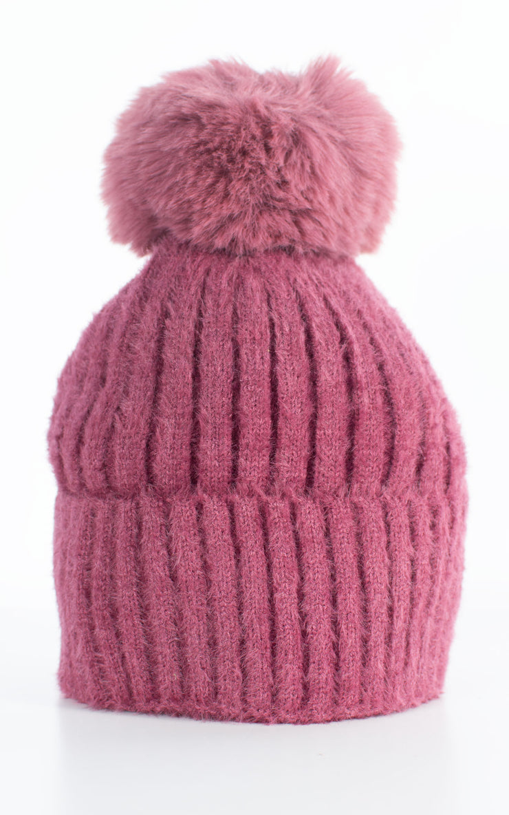 Bobble Hat | Plum