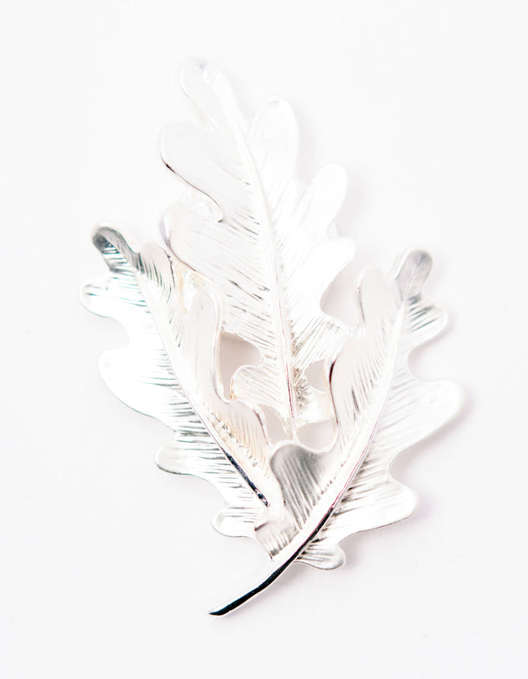Brooch Oak Leaves Silver Scarf Room Scarves And Pashminas