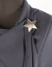 Brooch | Star | Silver, Grey & White