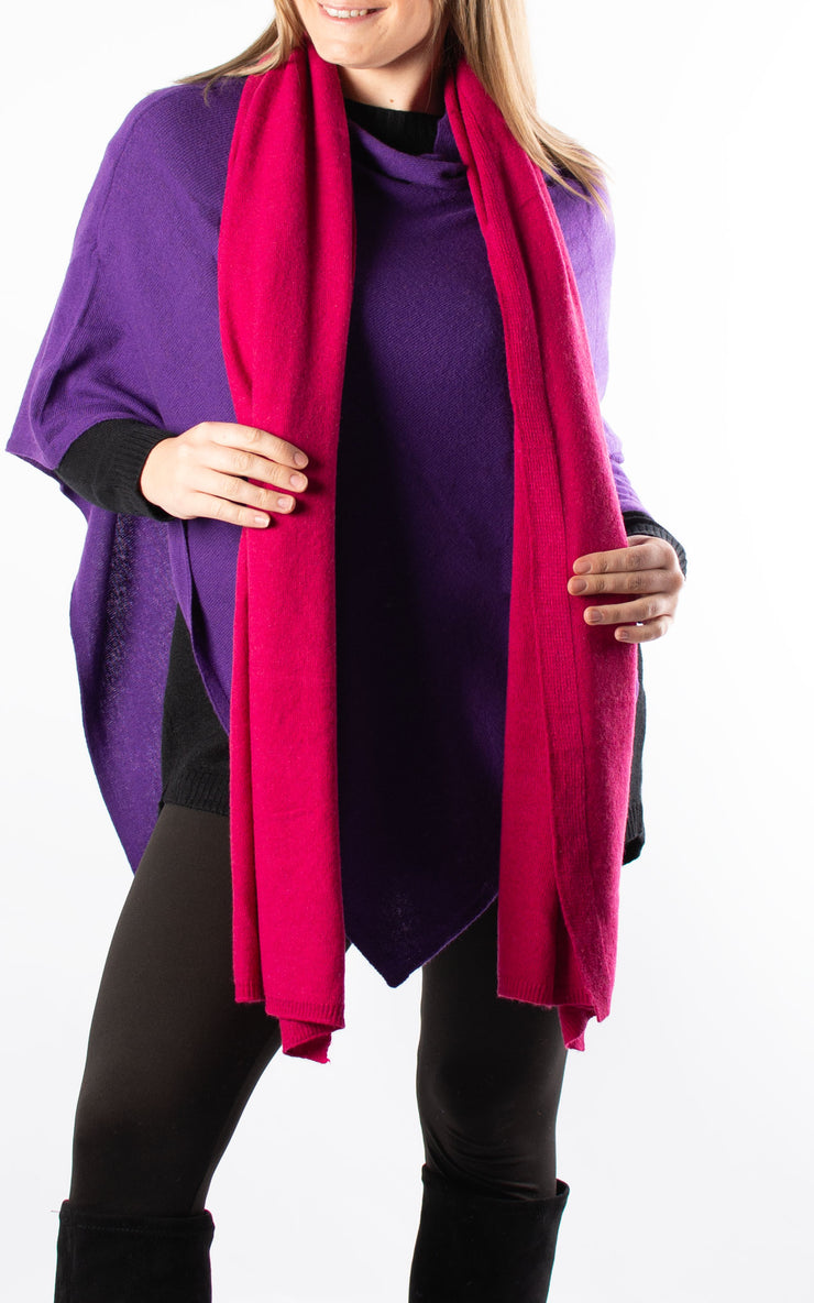 Poncho | Plain | Purple