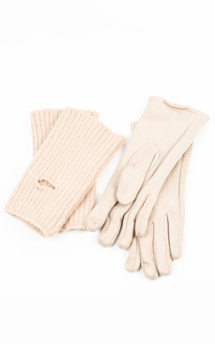 Gloves | 3-in-1 | Beige