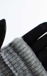 Gloves | 3-in-1 | Stripes | Black