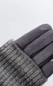Gloves | 3-in-1 | Stripes | Grey