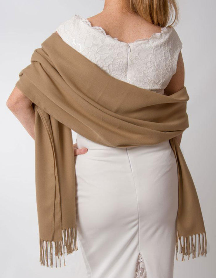 Gold Wedding Pashmina