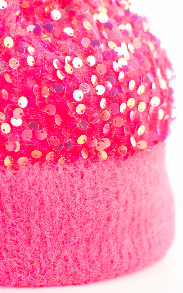 Hat | Sparkle | Hot Pink