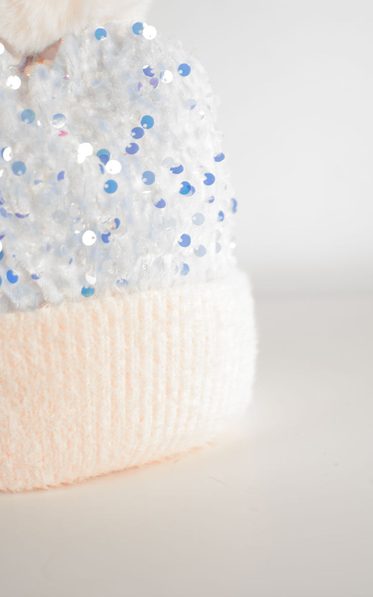 Hat | Sparkle | Winter White