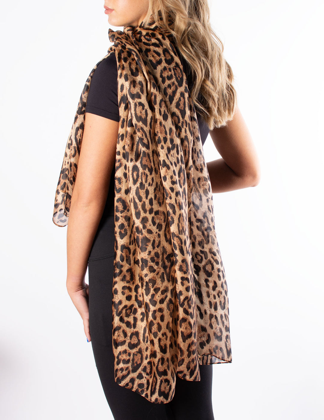 Leopard print scarf silk deals