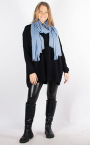 Lightweight Scarf Pashmina | Denim