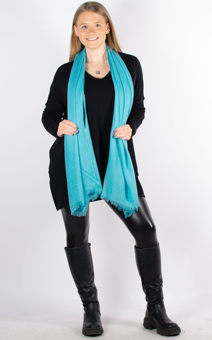 Lightweight Scarf Pashmina | Turquoise