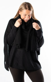 Poncho | Plain | Black