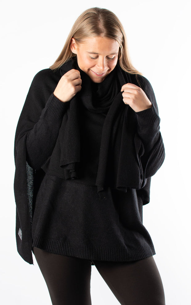 Poncho | Plain | Black