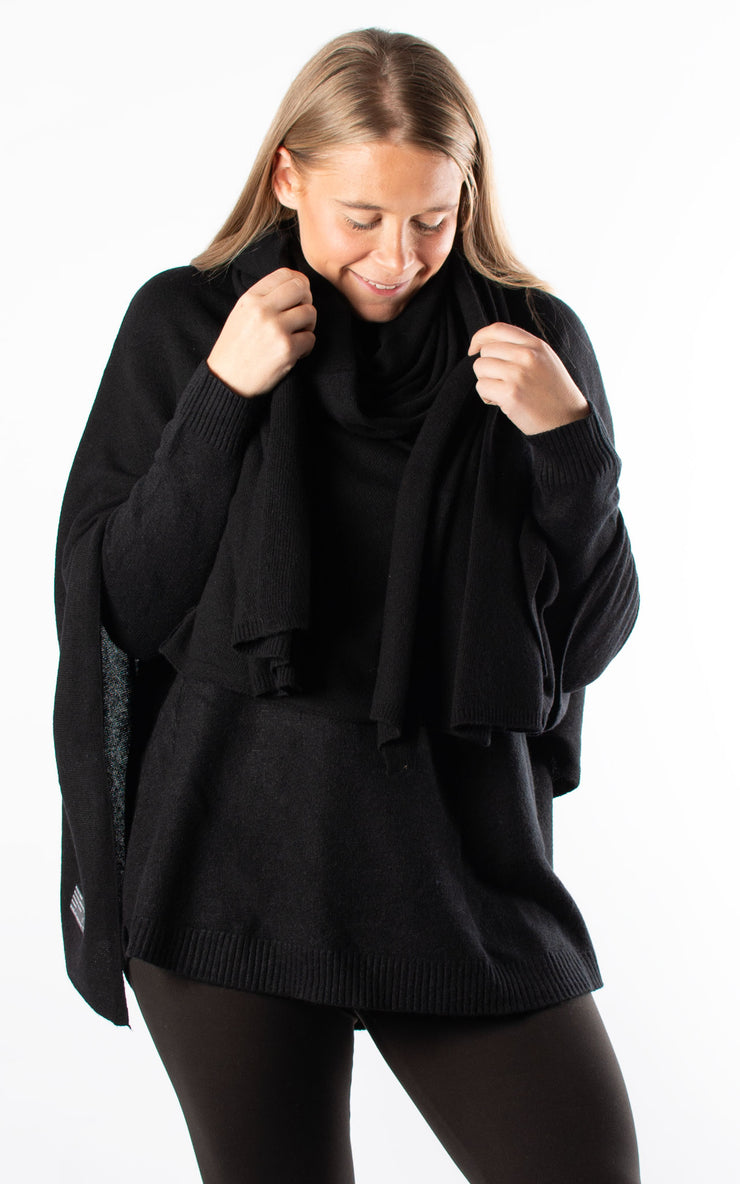 Poncho | Plain | Black