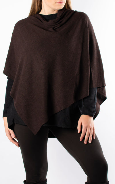 Poncho | Plain | Chocolate