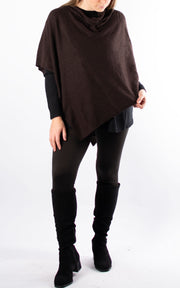 Poncho | Plain | Chocolate