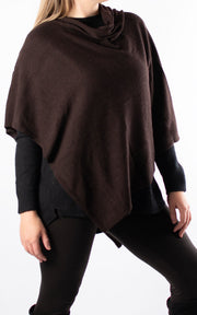 Poncho | Plain | Chocolate