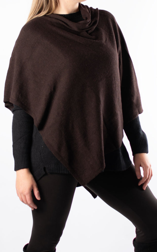 Poncho | Plain | Chocolate