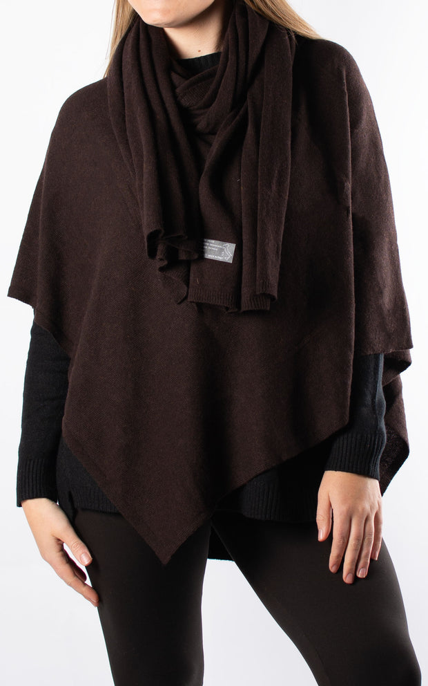 Poncho | Plain | Chocolate