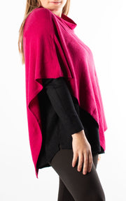 Poncho | Plain | Hot Pink
