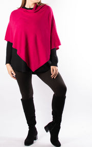 Poncho | Plain | Hot Pink