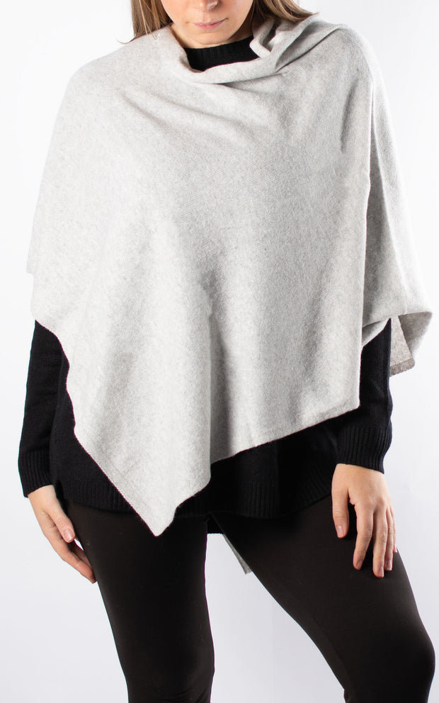 Poncho | Plain | Light Grey