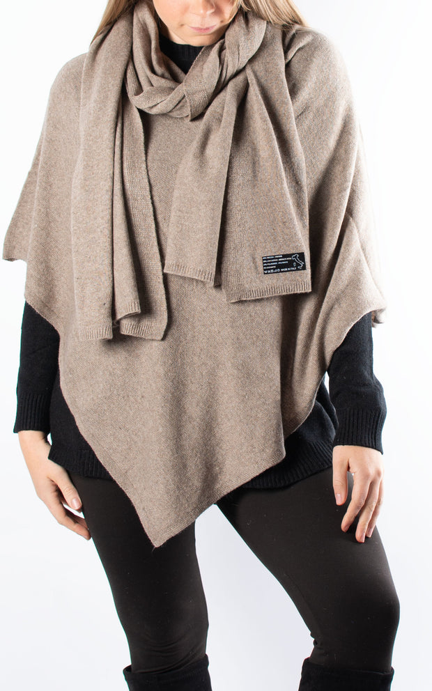 Poncho | Plain | Mocha
