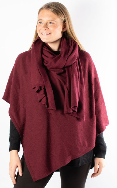 Poncho | Plain | Mulberry
