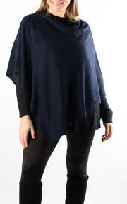Poncho | Plain | Navy