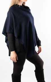 Poncho | Plain | Navy