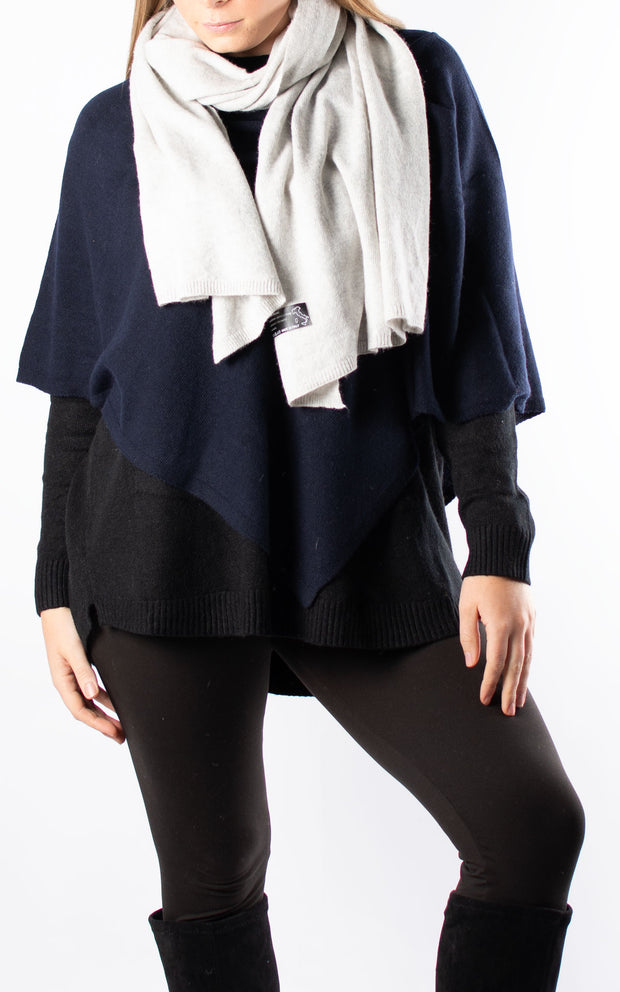 Poncho | Plain | Navy