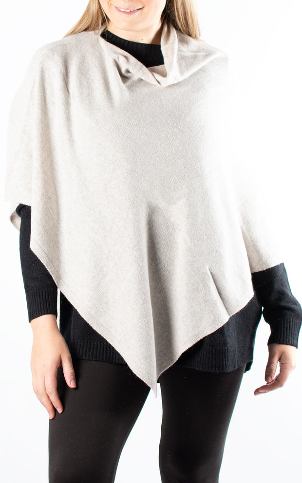 Poncho | Plain | Oat