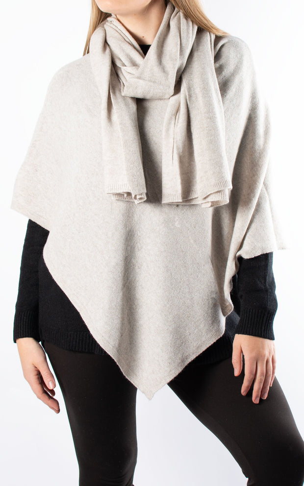 Poncho | Plain | Oat