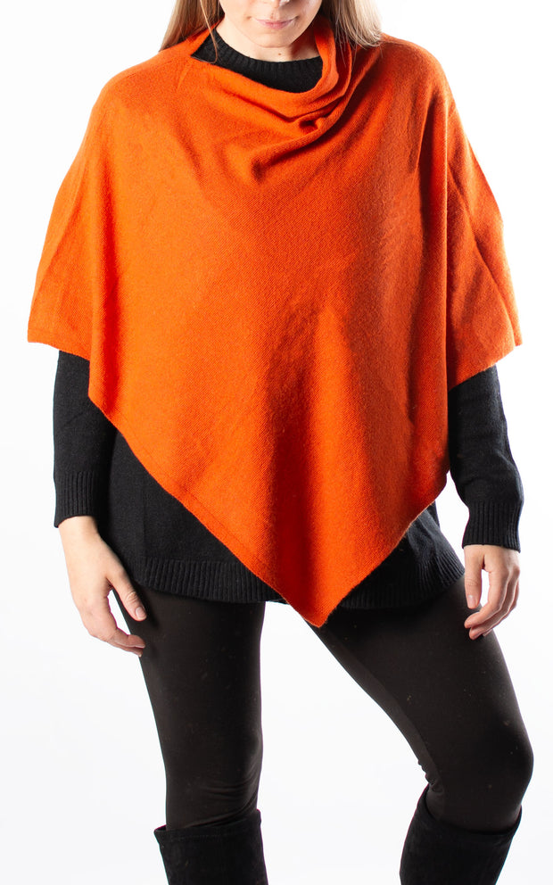 Poncho | Plain | Orange