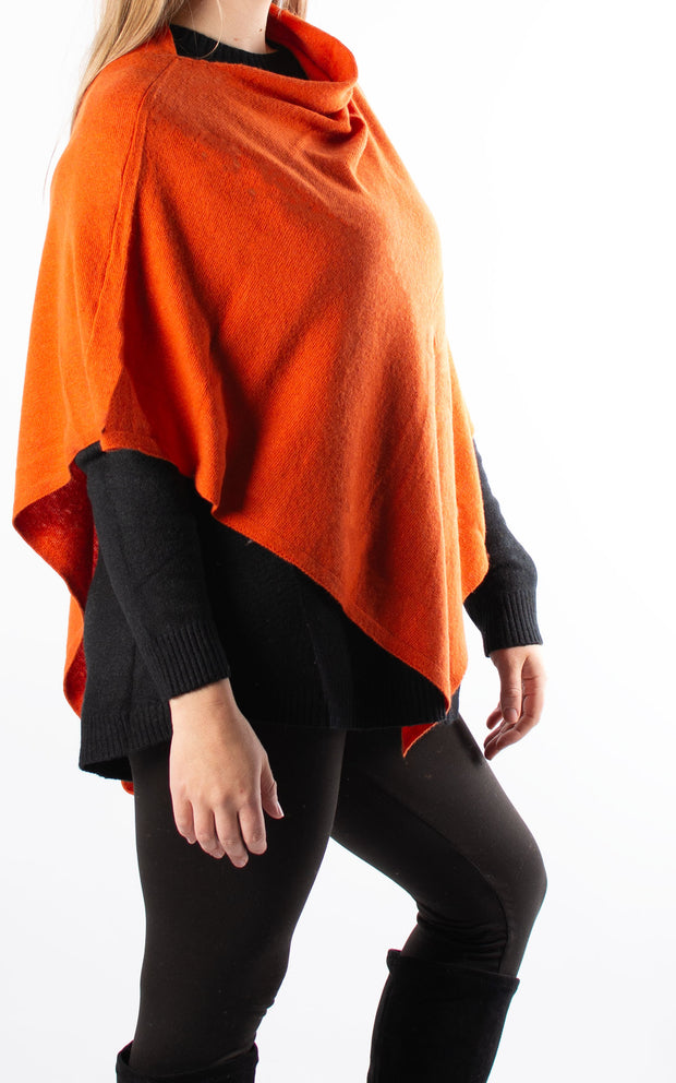 Poncho | Plain | Orange