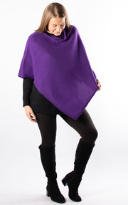Poncho | Plain | Purple