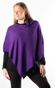Poncho | Plain | Purple