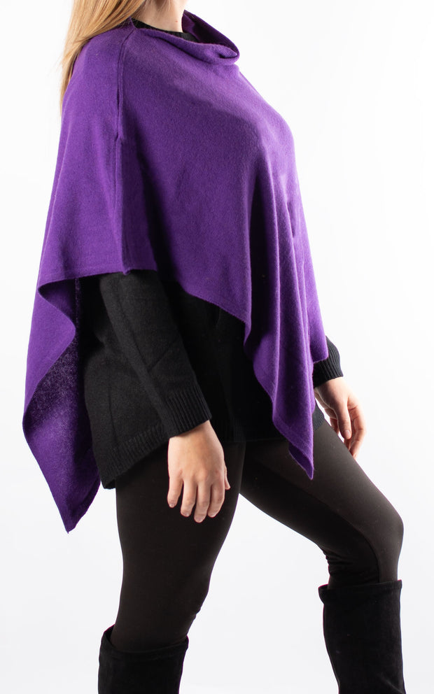 Poncho | Plain | Purple