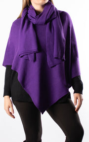 Poncho | Plain | Purple