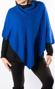 Poncho | Plain | Royal Blue