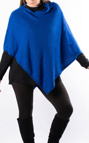 Poncho | Plain | Royal Blue