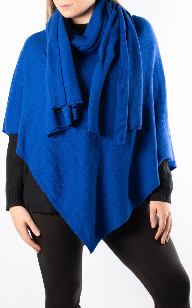 Poncho | Plain | Royal Blue