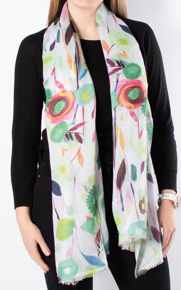 Scarf | Summer Garden | Green
