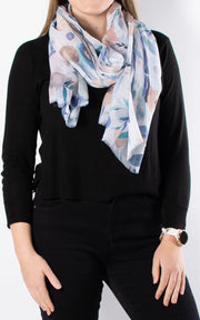 Scarf | Summer Garden | Grey