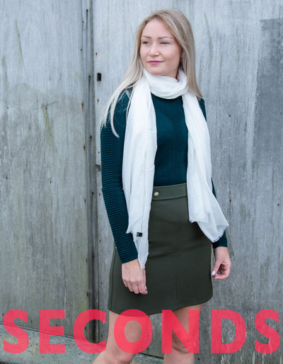 Lightweight Scarf Pashmina | Ivory - SECONDS