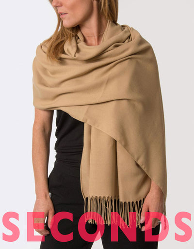 Gold Pashmina - SECONDS