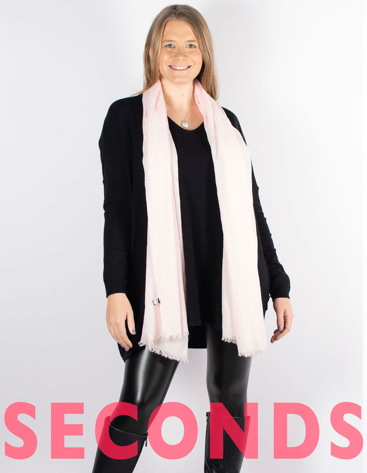 Lightweight Scarf Pashmina | Pale Pink - SECONDS
