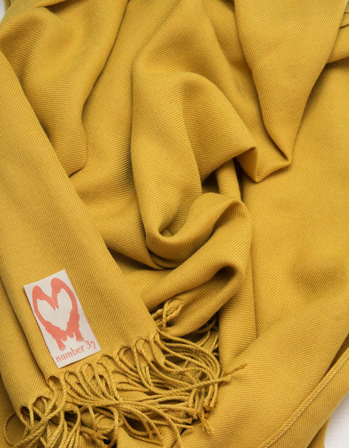 Mustard Yellow Pashmina