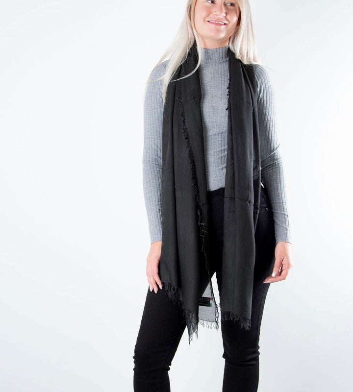 Black Scarf - Italian MicroModal