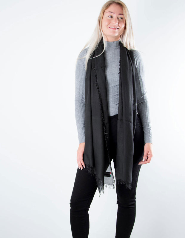 Black Scarf - Italian MicroModal